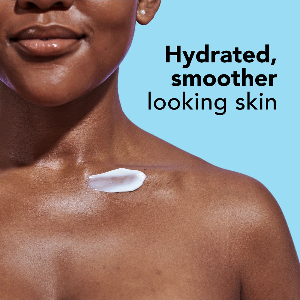 Hydrated smoother looking skin