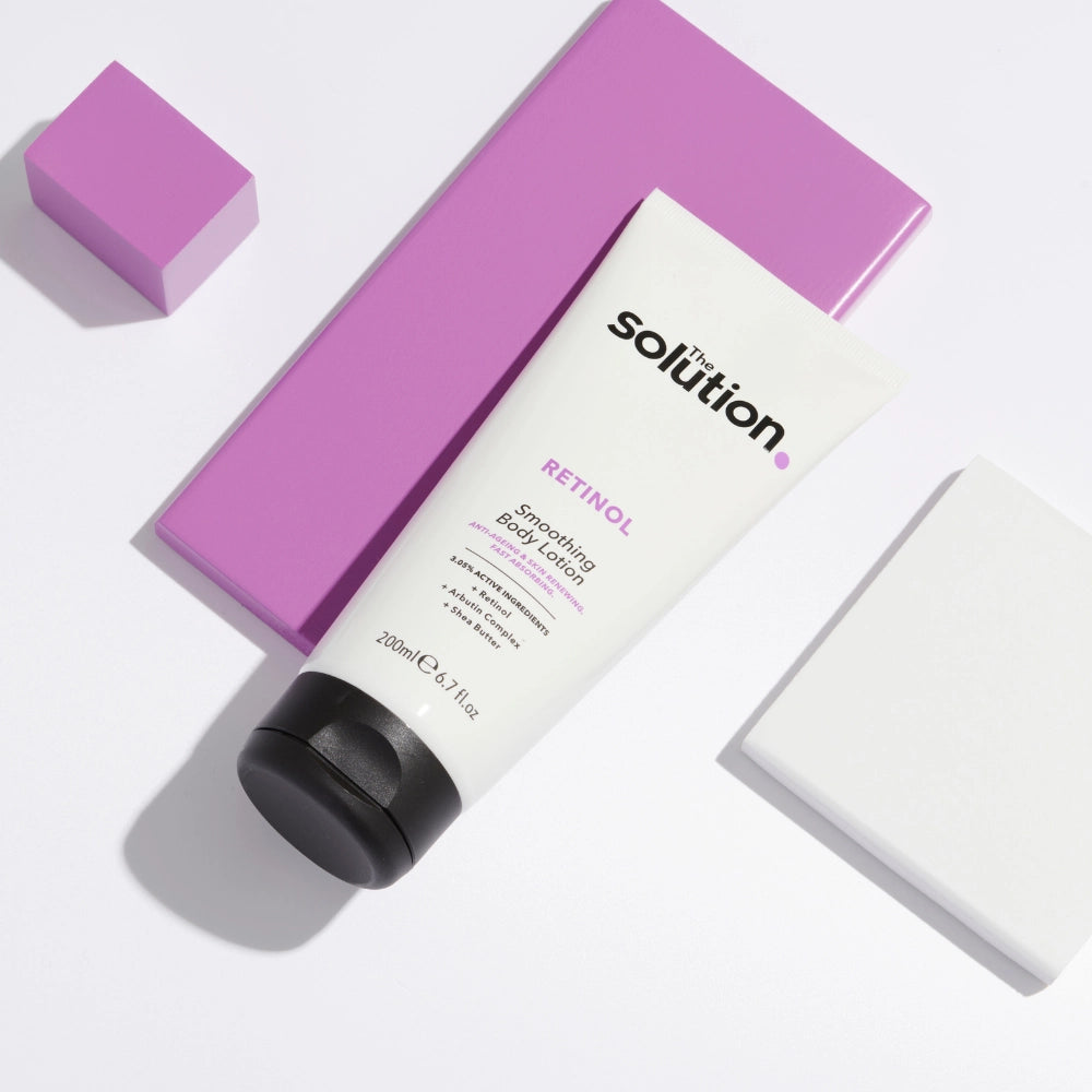 Lifestyle image of The Solution Retinol Smoothing Body Lotion