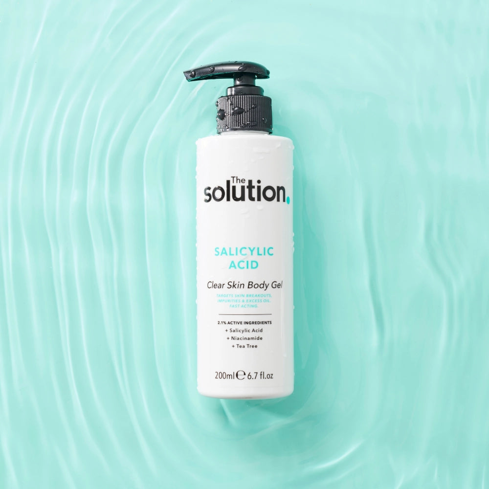 Lifestyle image of The Solution Salicylic Acid Clear Skin Body Gel