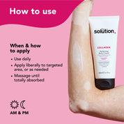 How to use Collagen Perfecting Body Cream: use daily, apply liberally to targeted area or as needed, massage until totally absorbed