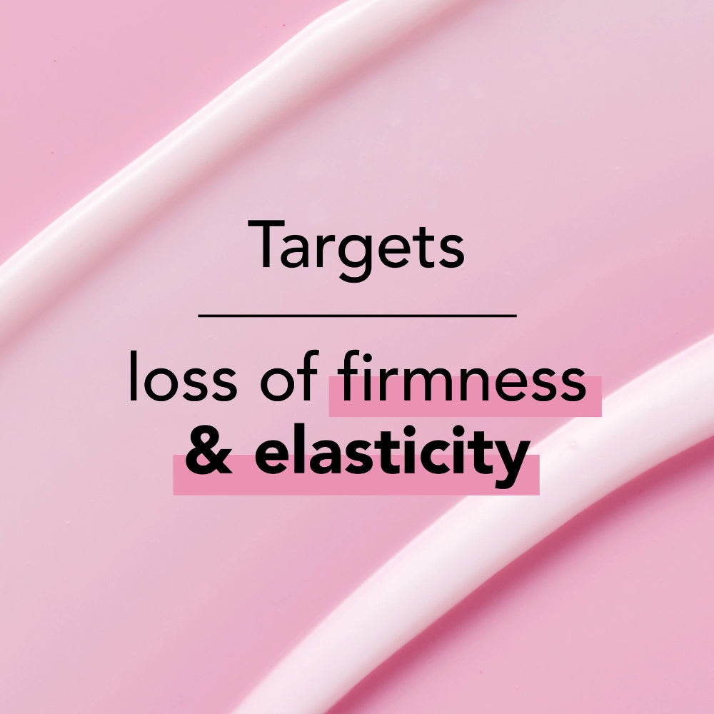 Targets loss of firmness and elasticity 