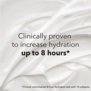 Clinically proven to increase hydration up to 8 hours- Clinical instrumental 8 hour hydration test with 10 subjects using The Solution Menopause Night Recovery Treatment 50ml